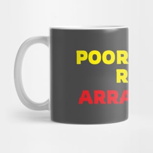 poor noble rich arranging Mug